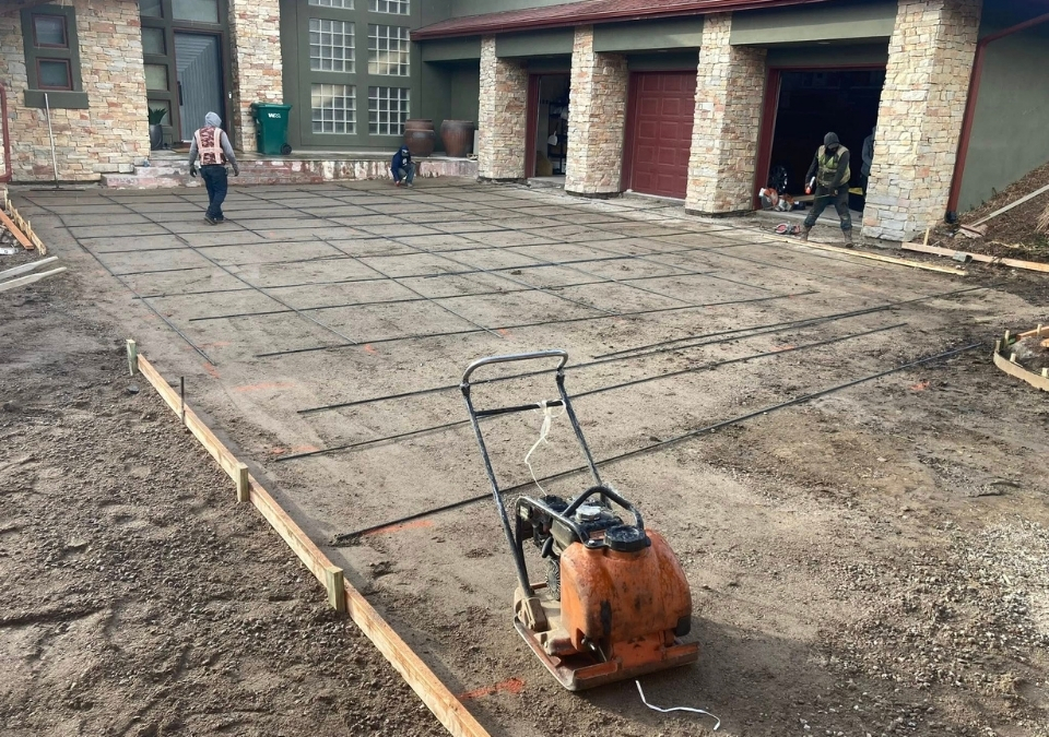 All new concrete driveway installations in Fort Collins in CO